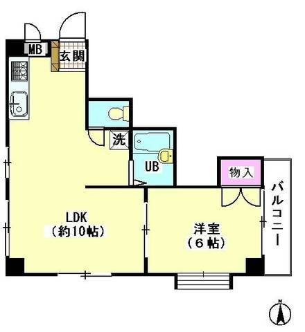 東京都大田区西糀谷４丁目 糀谷駅 1LDK マンション 賃貸物件詳細
