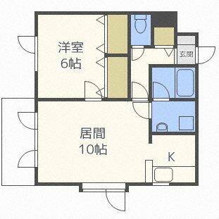 北海道札幌市東区北二十条東１９丁目 環状通東駅 1LDK アパート 賃貸物件詳細