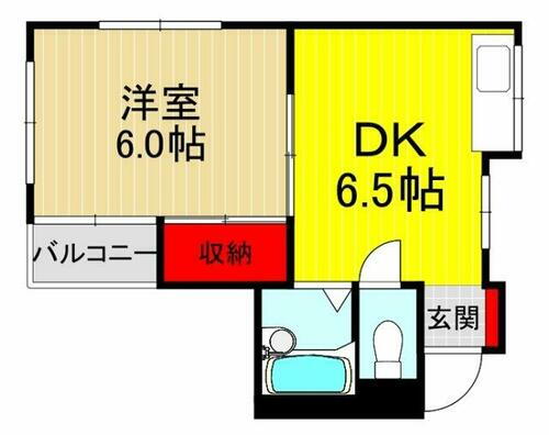 埼玉県蕨市塚越７丁目 西川口駅 1DK マンション 賃貸物件詳細