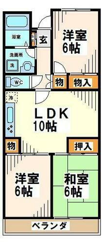 東京都府中市紅葉丘１丁目 武蔵野台駅 3LDK マンション 賃貸物件詳細