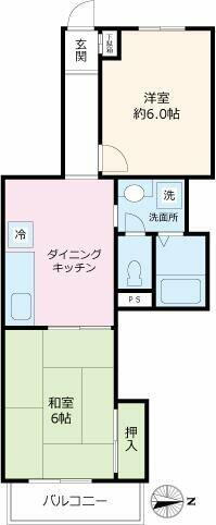グランメール 1階 2DK 賃貸物件詳細