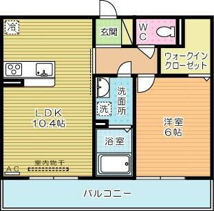 福岡県北九州市小倉南区横代北町３丁目 石田駅 1LDK アパート 賃貸物件詳細