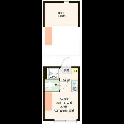 東京都荒川区西尾久７丁目 尾久駅 ワンルーム アパート 賃貸物件詳細