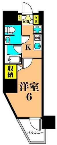 東京都品川区南品川２丁目 大井町駅 1K マンション 賃貸物件詳細