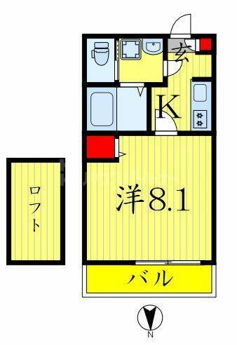 東京都足立区青井５丁目 青井駅 1K アパート 賃貸物件詳細