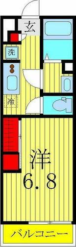 千葉県柏市旭町３丁目 柏駅 1K マンション 賃貸物件詳細