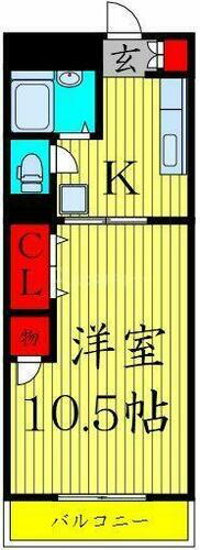東京都足立区六月３丁目 西新井駅 1K マンション 賃貸物件詳細