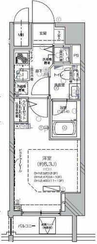 Ｌｅ’ａ川崎壱番館 2階 1K 賃貸物件詳細