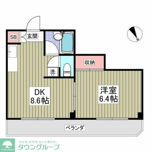 神奈川県横浜市神奈川区新子安２丁目 新子安駅 1K マンション 賃貸物件詳細