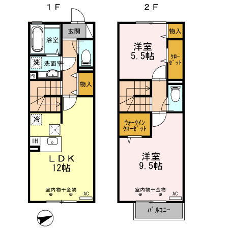 東京都調布市下石原１丁目 調布駅 2LDK アパート 賃貸物件詳細