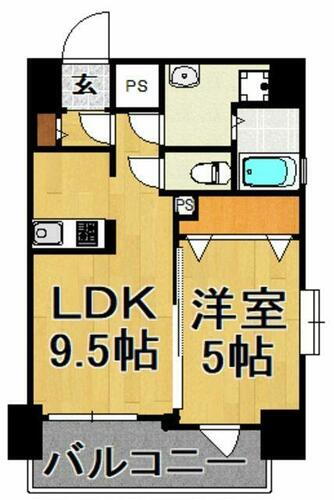 福岡県福岡市中央区平尾２丁目 西鉄平尾駅 1LDK マンション 賃貸物件詳細