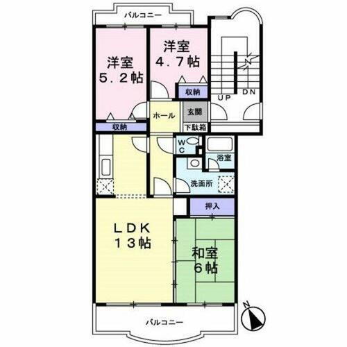 エミネンス和晃Ｂ棟 1階 3LDK 賃貸物件詳細