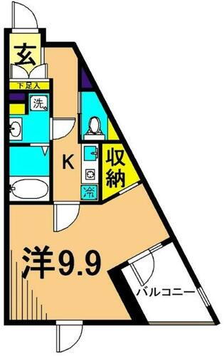 東京都品川区西品川１丁目 大井町駅 1K マンション 賃貸物件詳細