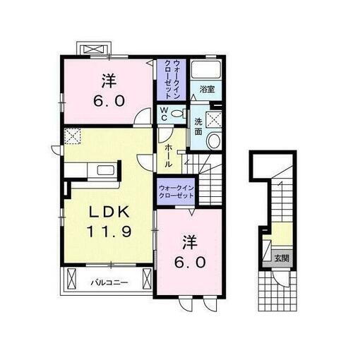 東京都町田市西成瀬２丁目 成瀬駅 2LDK アパート 賃貸物件詳細