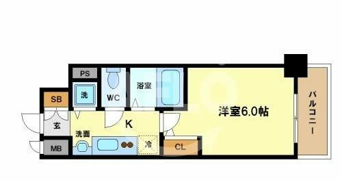 大阪府大阪市中央区常盤町２丁目 天満橋駅 1K マンション 賃貸物件詳細
