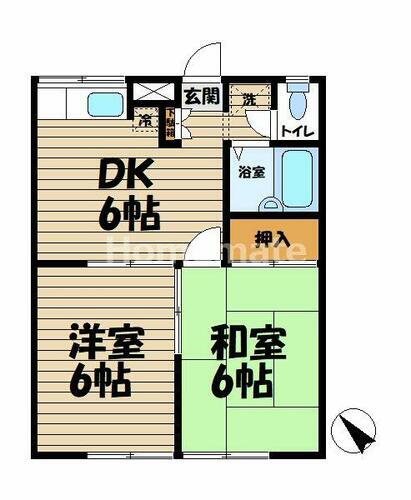 神奈川県横浜市戸塚区深谷町 戸塚駅 2DK アパート 賃貸物件詳細