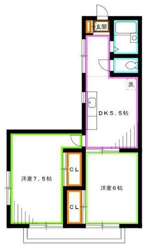 東京都三鷹市牟礼２丁目 三鷹台駅 2DK アパート 賃貸物件詳細