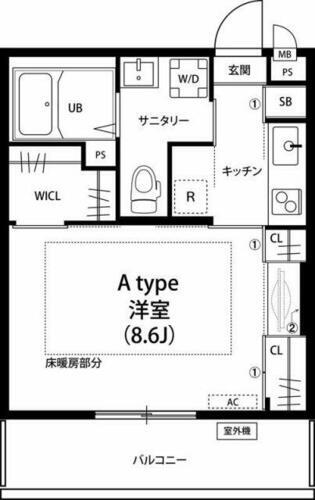 千葉県柏市豊町２丁目 南柏駅 1K マンション 賃貸物件詳細