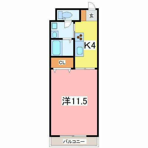 福井県福井市新保１丁目 越前新保駅 1K マンション 賃貸物件詳細