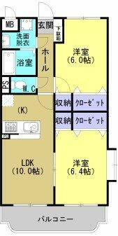 栃木県小山市城東５丁目 小山駅 2LDK マンション 賃貸物件詳細