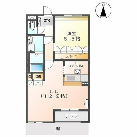 岐阜県可児市下切 賃貸アパート
