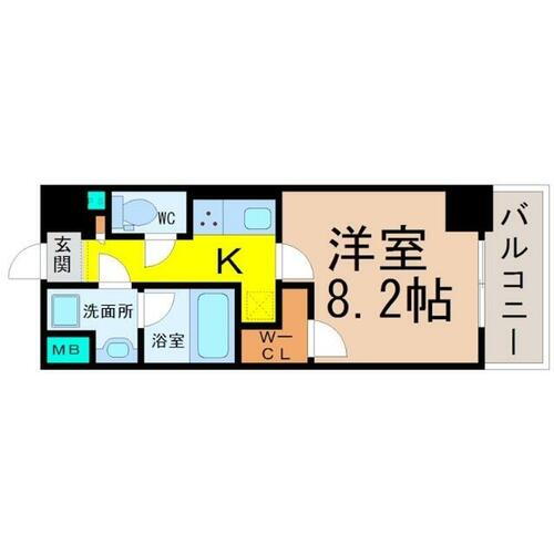愛知県名古屋市北区山田１丁目 大曽根駅 1K マンション 賃貸物件詳細