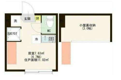 東京都足立区千住宮元町 千住大橋駅 ワンルーム アパート 賃貸物件詳細