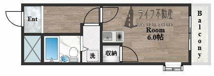 大阪府東大阪市御厨東２丁目 八戸ノ里駅 ワンルーム マンション 賃貸物件詳細