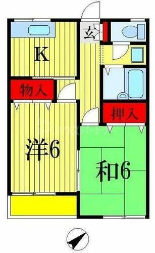 千葉県船橋市西船６丁目 西船橋駅 2K アパート 賃貸物件詳細