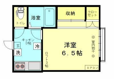 秋田県秋田市泉中央５丁目 泉外旭川駅 1K アパート 賃貸物件詳細