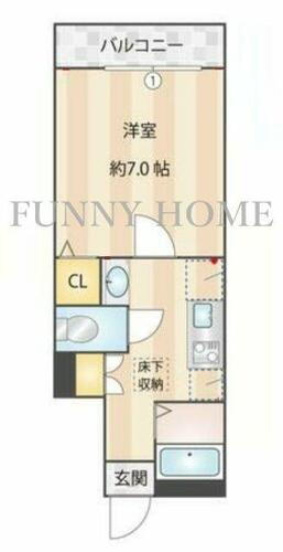 東京都世田谷区若林１丁目 三軒茶屋駅 1K アパート 賃貸物件詳細