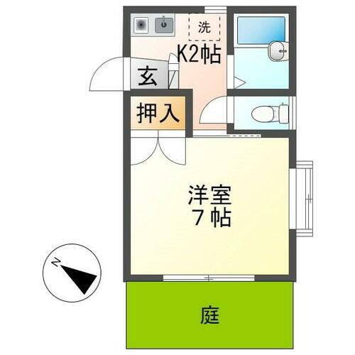 東京都町田市東玉川学園１丁目 玉川学園前駅 1K アパート 賃貸物件詳細