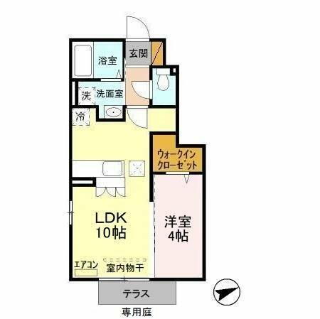 千葉県鎌ケ谷市中央２丁目 新鎌ヶ谷駅 1LDK アパート 賃貸物件詳細