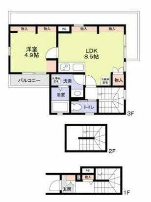 東京都品川区大井２丁目 大井町駅 1LDK アパート 賃貸物件詳細