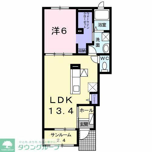 埼玉県春日部市備後東３丁目 武里駅 1LDK アパート 賃貸物件詳細