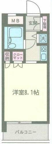 パークノヴァ横浜井土ヶ谷 9階 ワンルーム 賃貸物件詳細