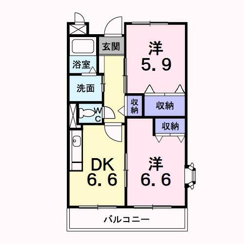 山梨県中巨摩郡昭和町西条 国母駅 2DK マンション 賃貸物件詳細