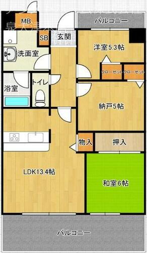 大阪府泉大津市寿町 泉大津駅 2LDK マンション 賃貸物件詳細