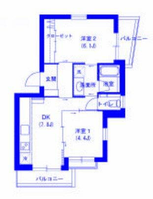 神奈川県横浜市旭区鶴ケ峰１丁目 鶴ケ峰駅 1LDK マンション 賃貸物件詳細