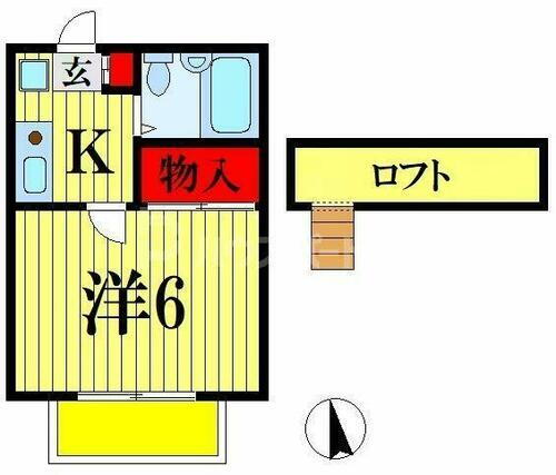 千葉県松戸市南花島 北松戸駅 1K アパート 賃貸物件詳細