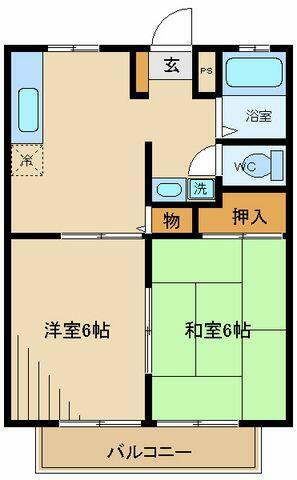 東京都府中市若松町４丁目 多磨駅 2DK アパート 賃貸物件詳細