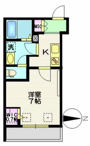 神奈川県川崎市中原区新城５丁目 武蔵新城駅 1K マンション 賃貸物件詳細
