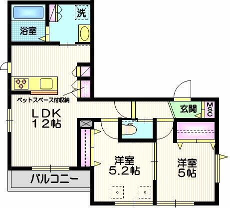 東京都大田区南六郷２丁目 雑色駅 2LDK マンション 賃貸物件詳細