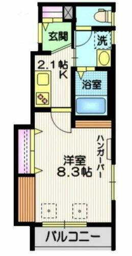 クレアウッド 2階 1K 賃貸物件詳細