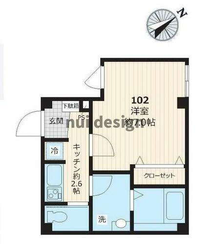 東京都目黒区上目黒３丁目 中目黒駅 1K マンション 賃貸物件詳細