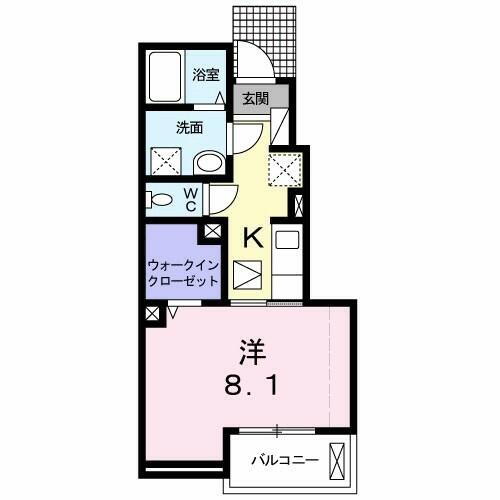 福島県いわき市仁井田町中ノ目 植田駅 1K アパート 賃貸物件詳細