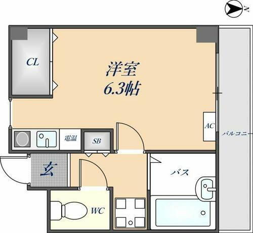 大阪府東大阪市三島１丁目 鴻池新田駅 ワンルーム マンション 賃貸物件詳細