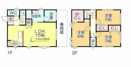 福岡県久留米市諏訪野町 南久留米駅 3LDK 一戸建て 賃貸物件詳細