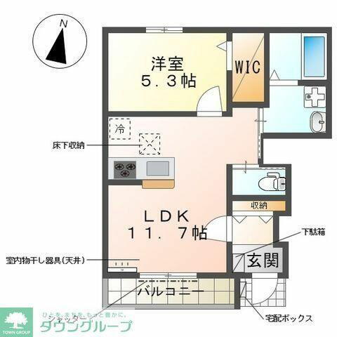 埼玉県上尾市大字地頭方 上尾駅 1LDK アパート 賃貸物件詳細