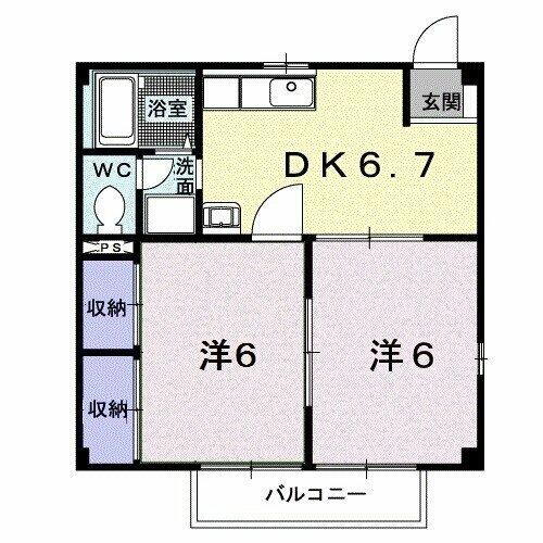 埼玉県さいたま市緑区松木１丁目 東浦和駅 2DK アパート 賃貸物件詳細
